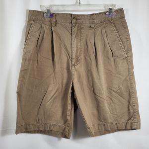 St John's Bay tan cargo shorts men's 32  #1354